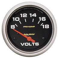 Pro-Comp Voltmeter 2-5/8" electrical