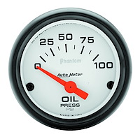 Phantom Oil Pressure Gauge 2-1/16" electrical