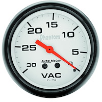 Phantom Vacuum Gauge 2-5/8" mechanical