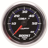 Cobalt Boost Gauge 2-1/16", electrical full sweep