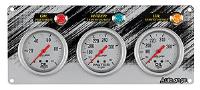 3-Gauge Race Panel Oil Pressure 0-100 psi