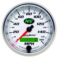 NV In-Dash Speedometer 3-3/8" , electrical full sweep
