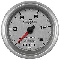 Ultra-Lite II Fuel Pressure Gauge 0-15 psi
