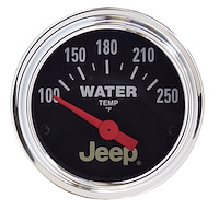 Officially Licensed Jeep Water Temperature Gauge 2-1/16" Electrical (Short Sweep)