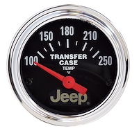 Officially Licensed Jeep Transfer Case Temperature Gauge 2-1/16" Electrical (Short Sweep)