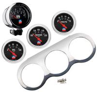 Mopar Classic Series Gauge Kit [Oil Pressure, Water Temperature, Voltage, Polished Gauge Panel]