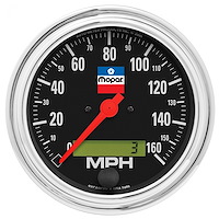 Officially-Licensed Mopar Classic Speedometer 3 3/8 in. Electrical - 0-160 mph