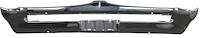 100-5466 Front Bumper for 1966-1967 Pontiac GTO, LeMans [Chrome]