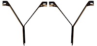 Front Bumper Mounting Brackets 1967-69 Plymouth Barracuda