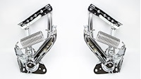 Hood Hinge Set 1967-1972 GM Pickup Truck/Suburban, 1969-1972 Chevy Blazer, 1970-1972 GMC Jimmy - Chrome