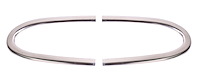 330-4548-S Front Hood Molding Set 2pcs 48-50 Ford F1 F2