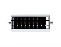 Dash Air Vent Outlet Fits Select 1973-1991 Chevrolet, GMC Models [Black & Chrome, Center Right/Passenger Side]