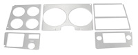 460-4078-1BAC Dash Bezel Trim Brushed Aluminum 78-80 Chevy GMC C/K Trucks Blazer Jimmy Suburban w/ AC