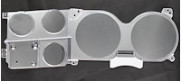 Gauge Lens for 1981-1987 GM Pickup, Blazer, Jimmy, Suburban with Clock [Clear Lens]