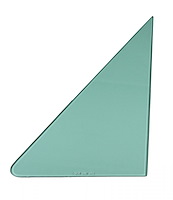 560-3062-T Vent Glass, Green Tint, LH or RH, 62-67 Chevy II Nova