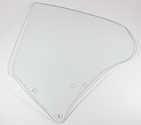 68-72 GTO Coupe Quarter Glass LH Clear