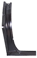825-1469-L Trunk Gutter, Lower, LH, 69 Plymouth B-Body