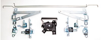 Tailgate Component Kit for 1981-1986 GM C/K Fleetside Pickup; 1987-1991 GM R/V Fleetside Pickup; 1981 GM Blazer, Jimmy w/Soft To