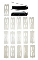 A-270280 Rocker Panel Molding Trim Clip Set for 1968-1970 Dodge Charger, Coronet