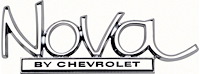 K-8728940 Nova by Chevrolet Fender Emblem for 1968-1972 Chevrolet Nova