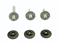 R-251 Quarter Window Track Stud & Nut Set, 67-69 Camaro Firebird