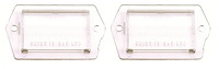 70-73 Camaro License Lamp Lens2pc Set
