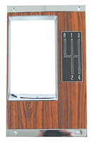 W-370 Console Shift Plate, With 4-Speed Pattern, 69 Camaro