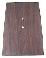 68 Fwd Console Plate Walnut