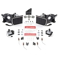 W-906 Headlamp System Assembly for 1967 Chevy Camaro Rally Sport