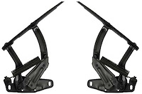 W-997 Hood Hinge Set Springs Installed 1969 Chevrolet Chevelle, Impala, Biscayne, Bel Air