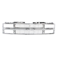 X150-4094-23 Grille Shell Chrome Composite Headlight for 1994-1998 Chevrolet C/K Pickup