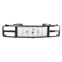 X150-4988-21 Grille Shell Argent/Black Dual Headlight 88-93 GMC C/K Trucks Suburban