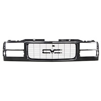 X150-4994-21 Grille Shell Black Dual Headlight 94-98 GMC C/K Trucks SUV