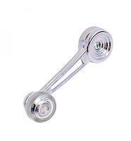 X546-4573 Window Crank Handle w/ Clear Knob 73-74 Torino, 73-77 Galaxie Monterey, 73-74 F100 F250 F350