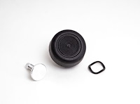 X546-8068-681A Window Crank Handle Knob Black 68-72 Fairlane Torino, 68-72 F-Series Trucks, 68-77 Bronco