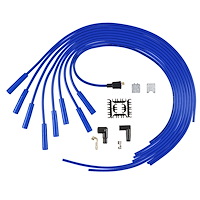 8mm SuperStock Spiral Wire Set Straight Spark Plug Boots