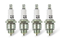 0437S-4 Copper Core Spark Plugs Shorty Design