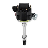 Ready-to-Run HEI Distributor with SuperCoil, Black Cap [Centerless-Ground Shaft]