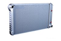 2-Row Aluminum Direct Fit Radiator with Transmission Cooler for 1970-1981 Pontiac Firebird [Natural]