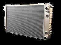 2-Row Aluminum Direct Fit Radiator with Transmission Cooler for 1970-1981 Pontiac Firebird [Natural]