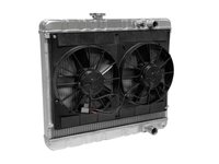 2-Row Aluminum Direct Fit Radiator for 1966-1967 Chevy Gto [Natural]