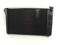 2-Row Aluminum Direct Fit Radiator for 1968-1972 Chevy Nova [Black]