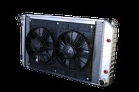 2-Row Aluminum Direct Fit Radiator for 1968-1972 Chevy Corvette [Natural]
