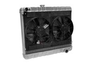 2-Row Aluminum Direct Fit Radiator for 1966-1967 Pontiac GTO [Natural]