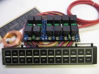 12 Switch Flat Touch Control Panel