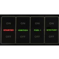 Replacement 4 Switch Flat Touch Control Panel
