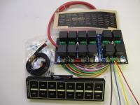 8 Switch Flat Touch Control Panel ECU