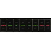 8 Switch Flat Touch Control Panel