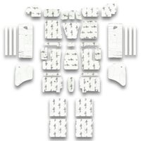 Full Insulation & Sound Dampening Kit for 1966-1967 Ford Fairlane, Mercury Comet, Cyclone 2 Door Hardtop [Silver]