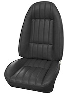 Standard Bucket Seat Upholstery for 1976 Pontiac Firebird, Trans Am [Black]
